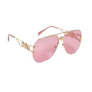 Versace Pink Gold Womens Sunglasses